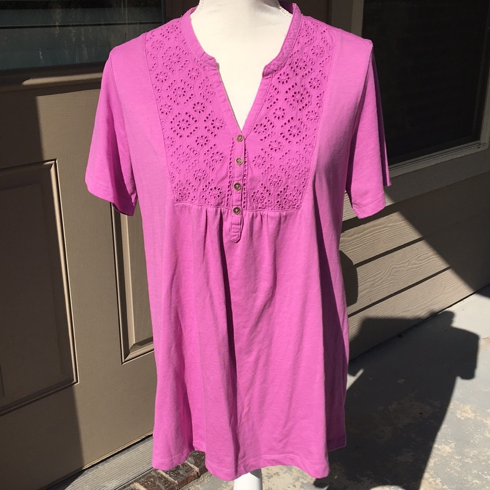 4/$20 American sweetheart purple shirt